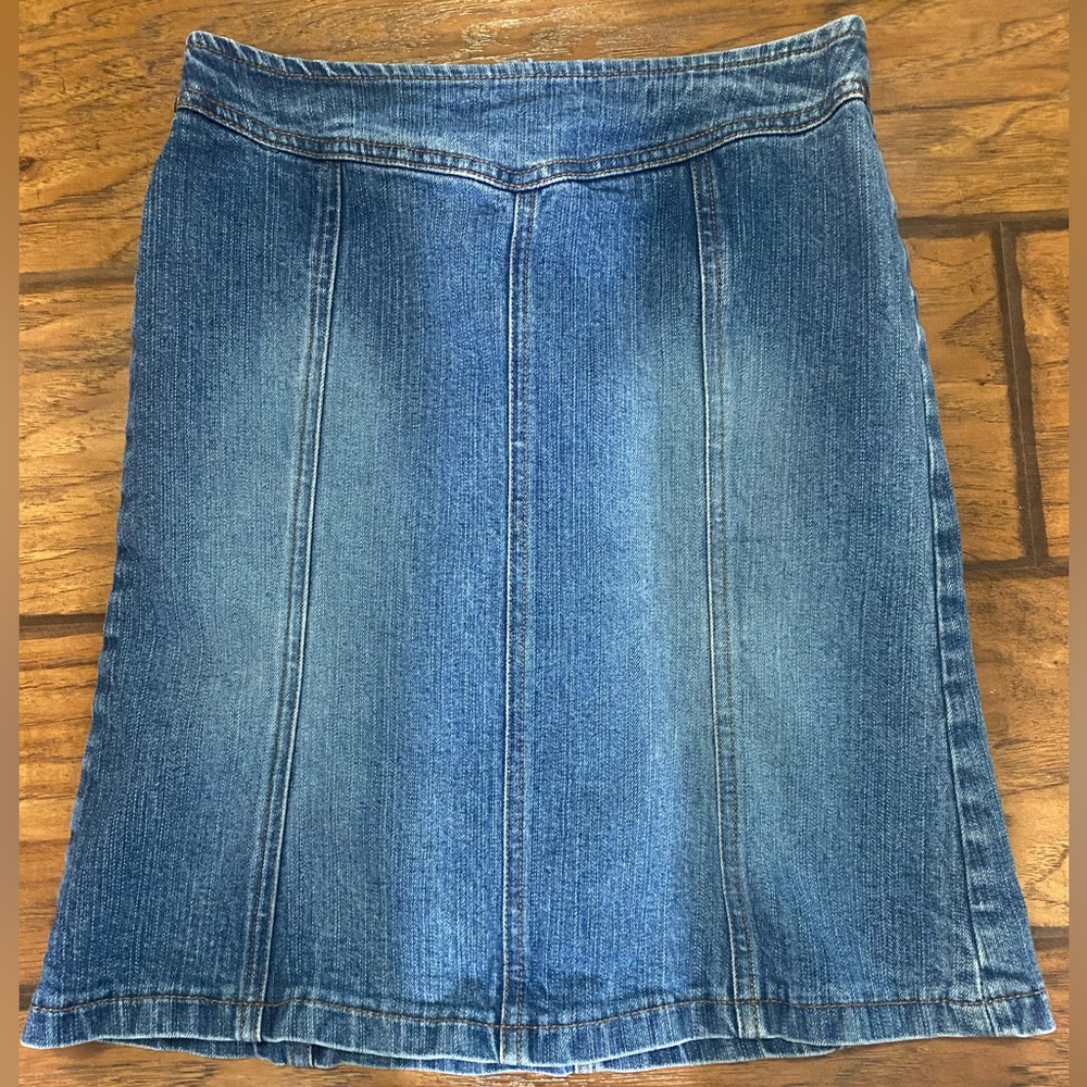 Girls Limited Too A-Line Blue Denim Skirt Size 7